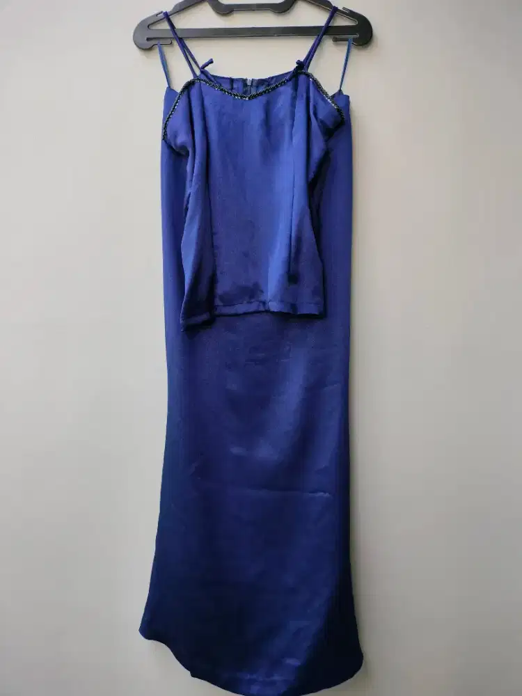 Setelan dress pjg + Daleman + luaran kebaya manik2