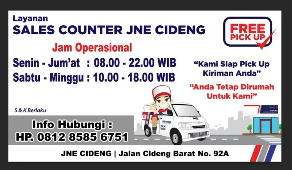 Loker JNE CIDENG