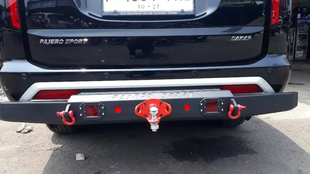 TANDUK / TOING BEMPER BELAKANG PAJERO SPORT+ PASANG