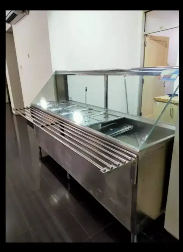 Bain Marie Food Display dan Pemanas