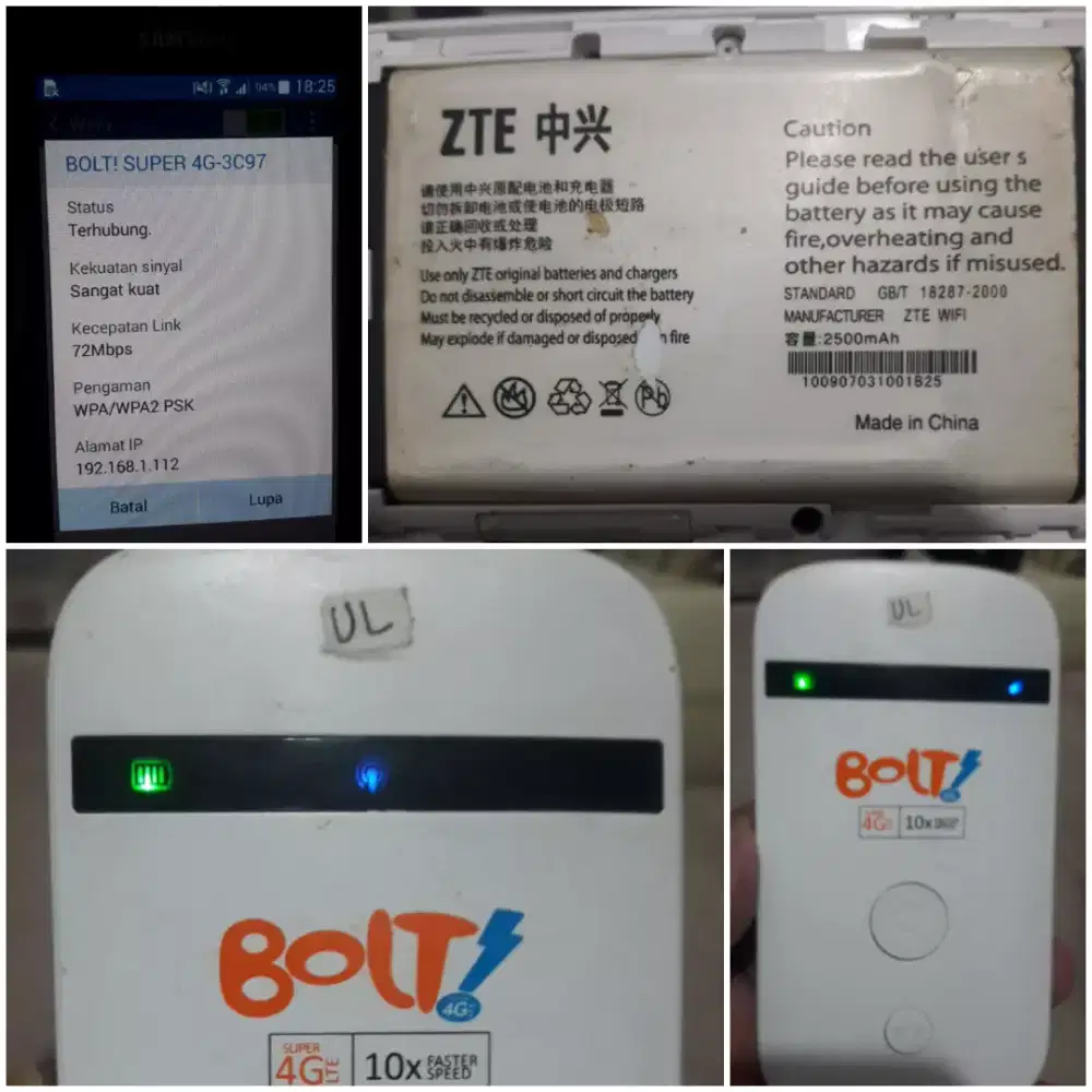 Modem wifi Jaringan 4G Gsm