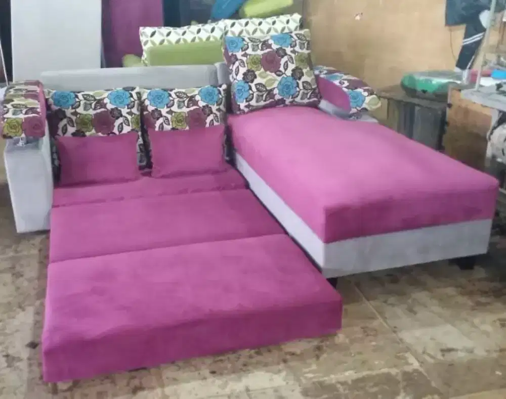 SOFA BED MURAH SANTAI MINIMALIS KWALITAS BAGUS