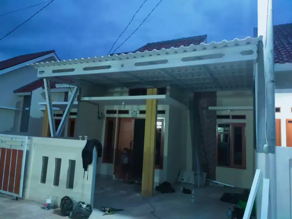 kanopi bajaringan teras rumah