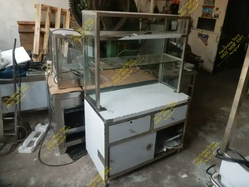 Lemari Etalase/Display Etalase Stainless steel