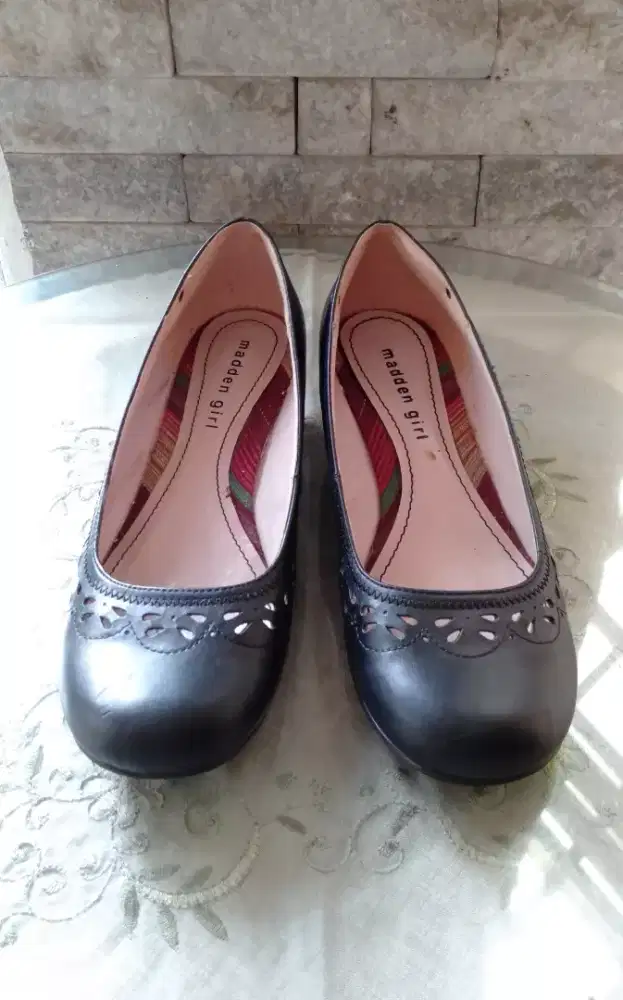 Sepatu Wedges Madden Girl(Sepatu kulit)