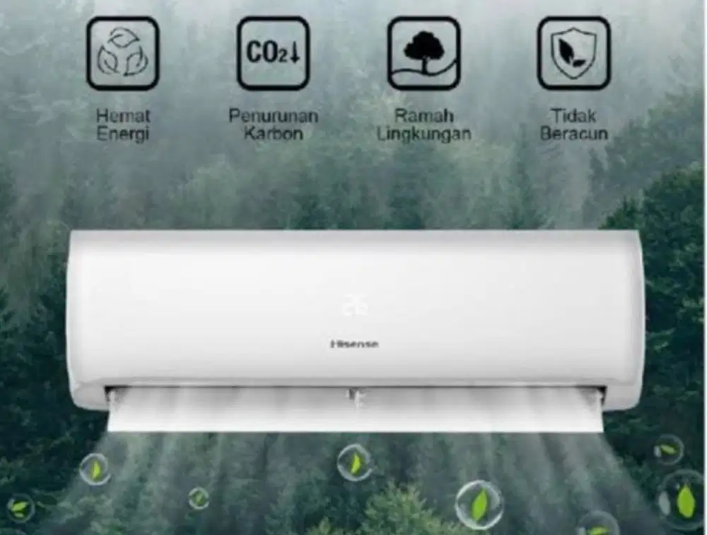 Jual indoor AC split baru 100% segel dus “Hisense” 1pk
