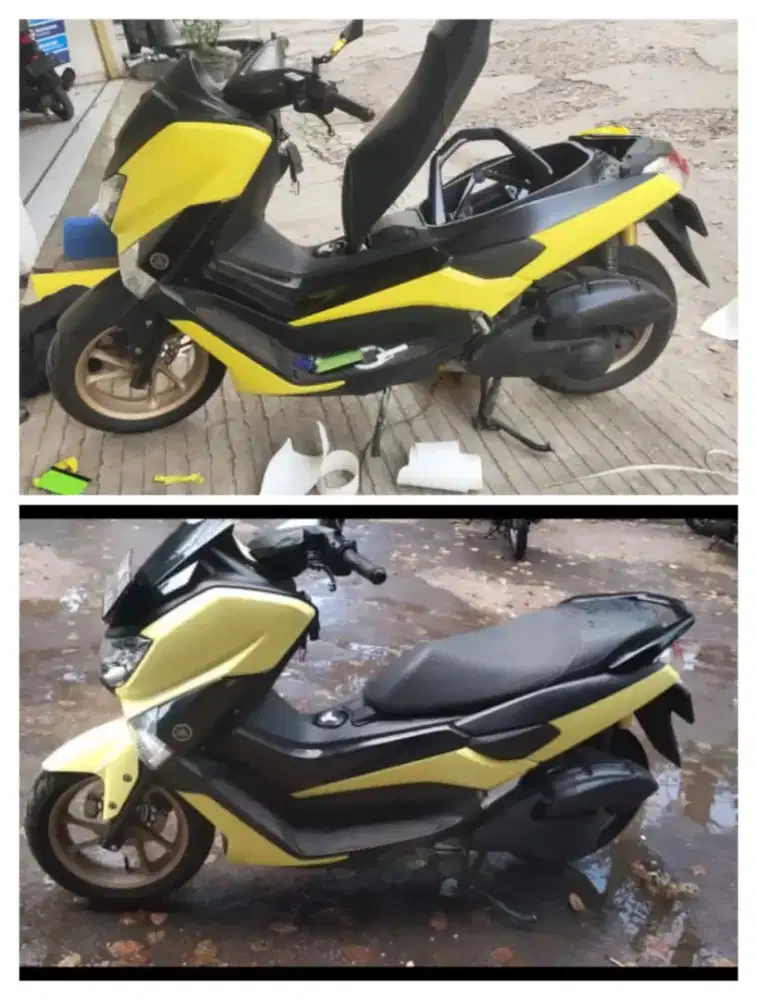 Wrapping stiker motor mobil murah