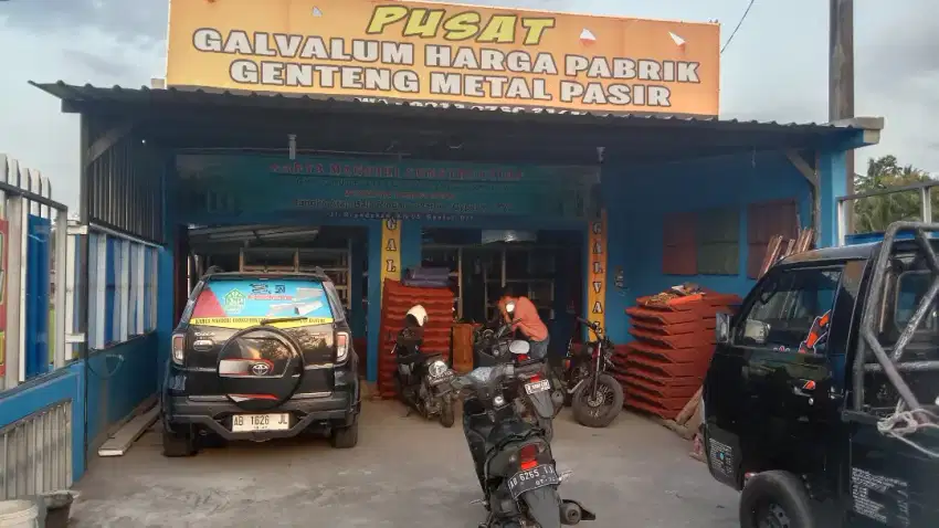 Gudang bajaringan terpasang