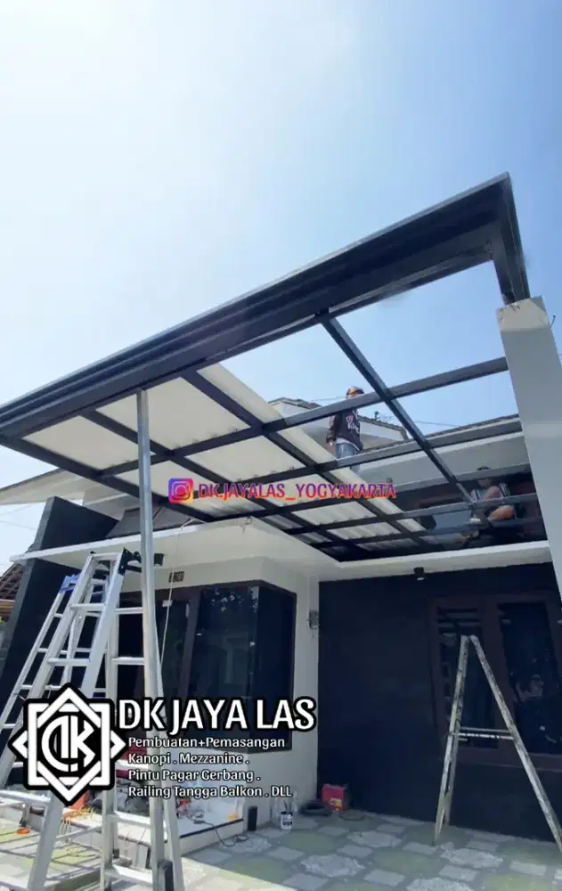 Kanopi besi atap alderon. Kanopi besi atap solarflat