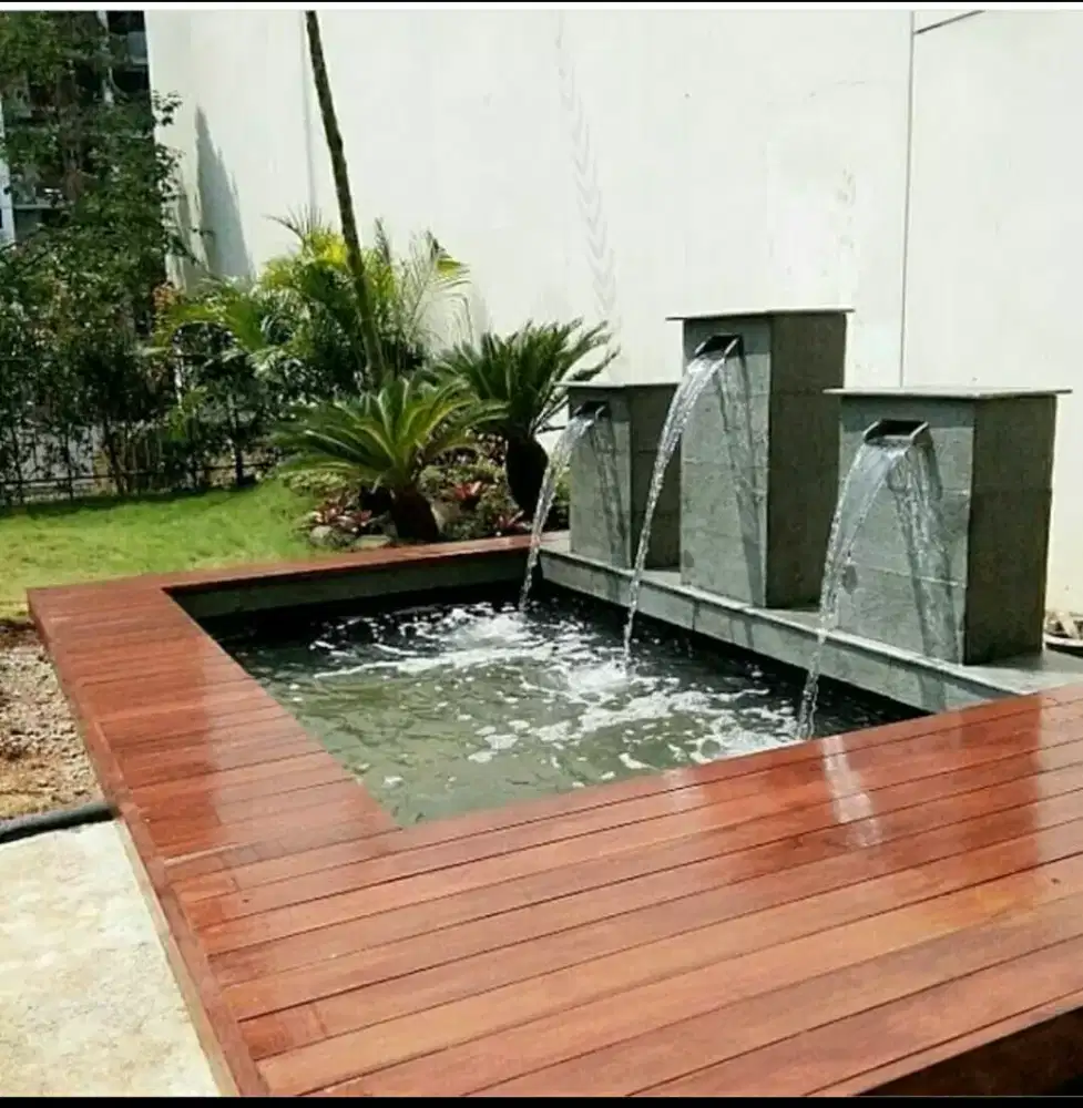 Jasa pembuatan kolam ikan koi/ tukang kolam ikan minimalis