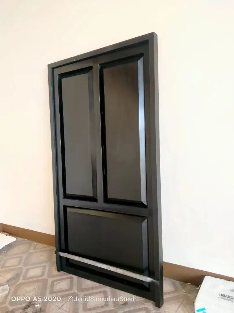 Pintu baja besi galvanis