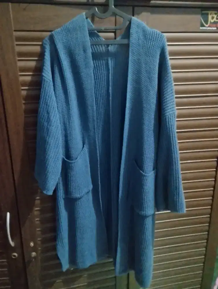 Long cardigan Rajut
