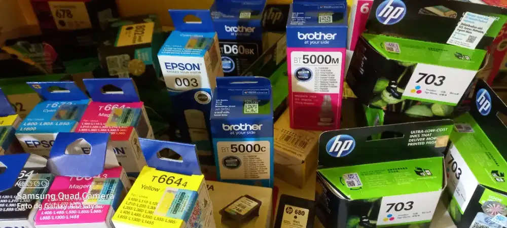 Jual/beli catridge tinta printer komputer original baru dan bekas