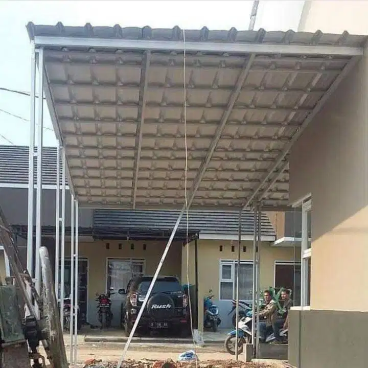 Kanopi, atap, plafon, aluminium, pagar tralis, renovasi dll