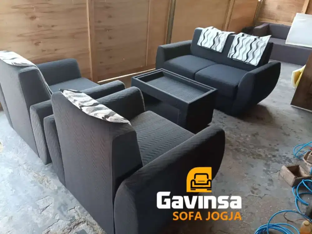 Premium Sofa 2-1-1 Meja Bantal , New Model , Garansi 2 Tahun