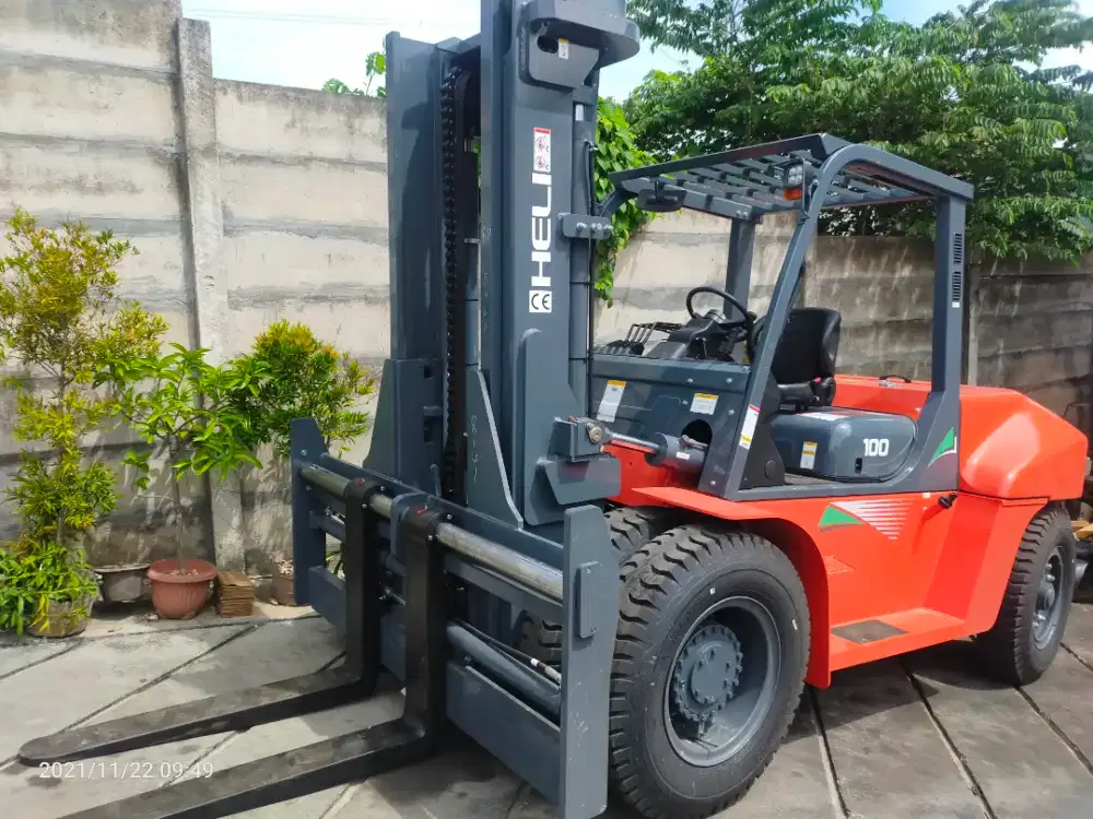 Harga Forklift 10 Ton Baru | Forklift Isuzu 10 Ton Heli