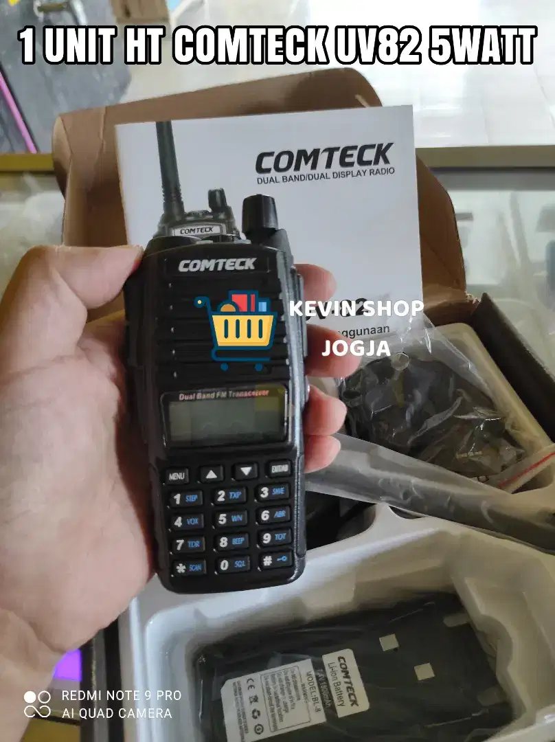 alat komunikasi fotografi 1UNIT HT COMTECK UV82 New
