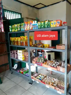 Rak warung sembako siap di order dan bisa cod