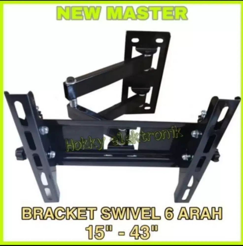 Bracket tv tarik 19-43 inch/braket breket tv swifel 19-43 inch