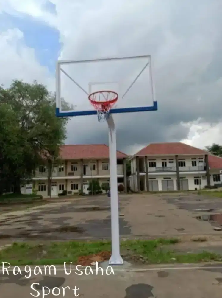 Tiang Basket Tanam 1set(2tiang) + pasang Jabodetabek
