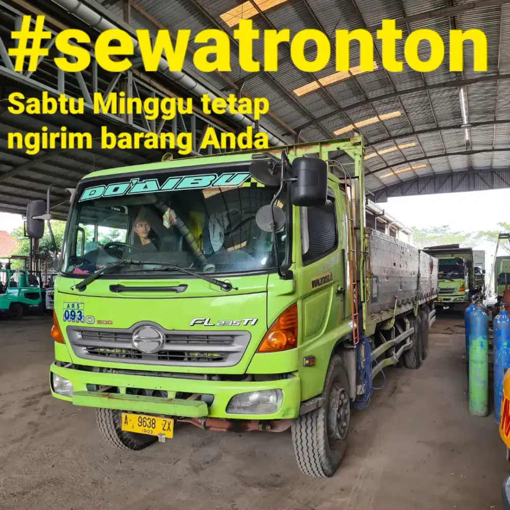 Sewa Truk.Tronton 9 meter ready 10 unit hari ini Boss