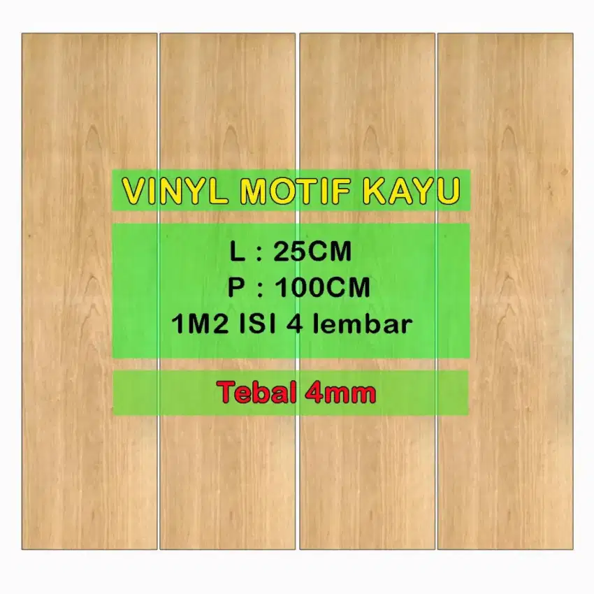 Vinyl untuk rumah, homestay dan kos kosan