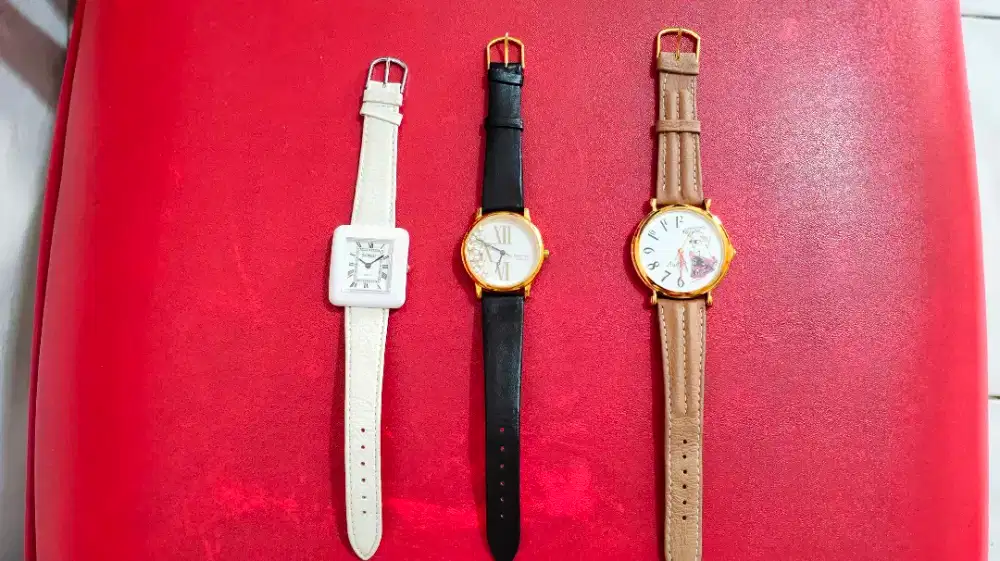 Dijual 3 pcs Jam Tangan Batrei Habis. Blom Pernah Pakai
