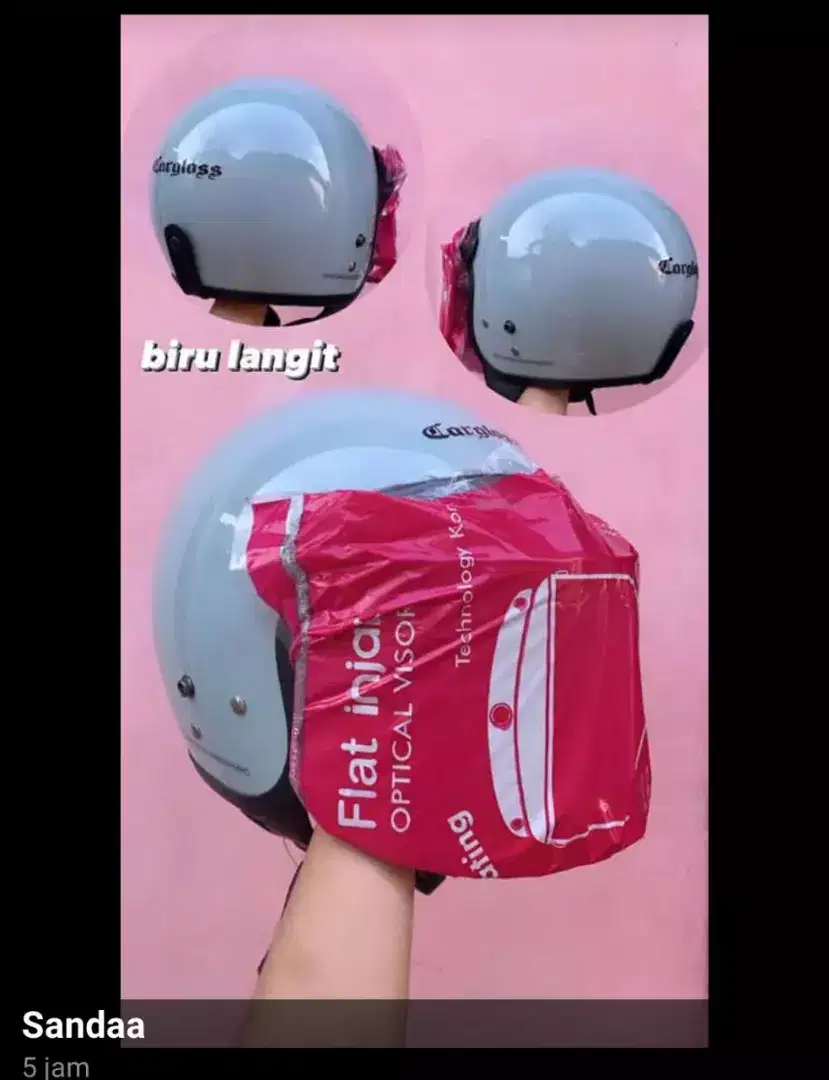 Cargloss New Helmet