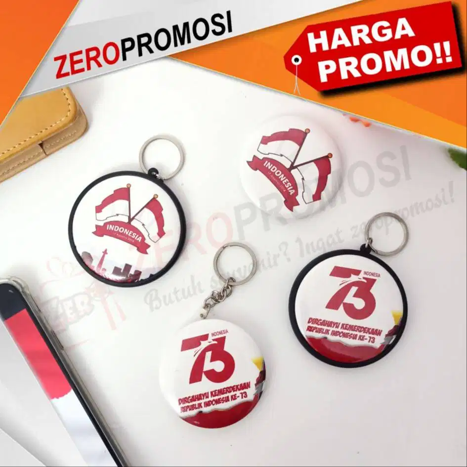 Merchandise HUT RI PIN PVC Custom Design