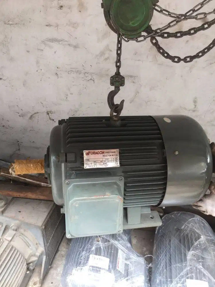 DINAMO 25HP 6POLE - DRAGON DINAMO ELEKTRO MOTOR - RPM RENDAH - BARU