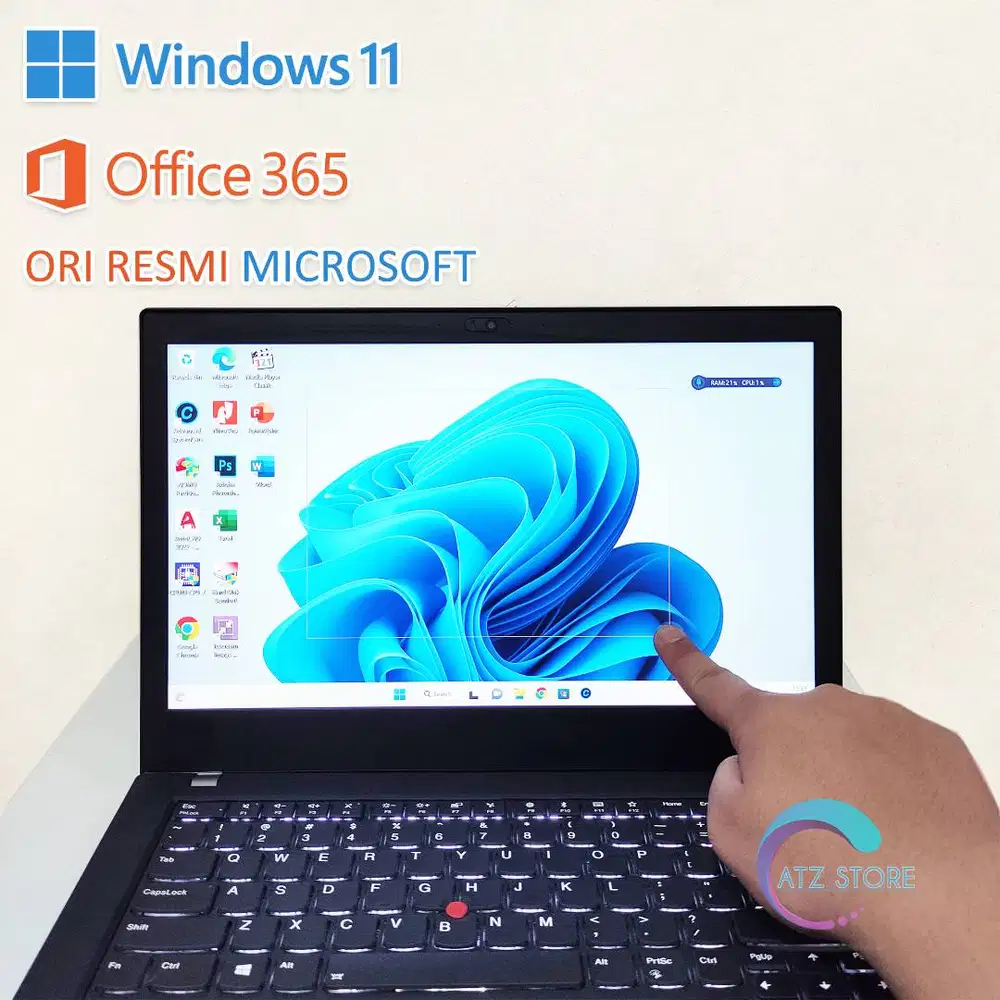 Thinkpad T480s IPS Backlight i5 8350u Ram 24GB SSD 1TB NVME Win 11 Ori