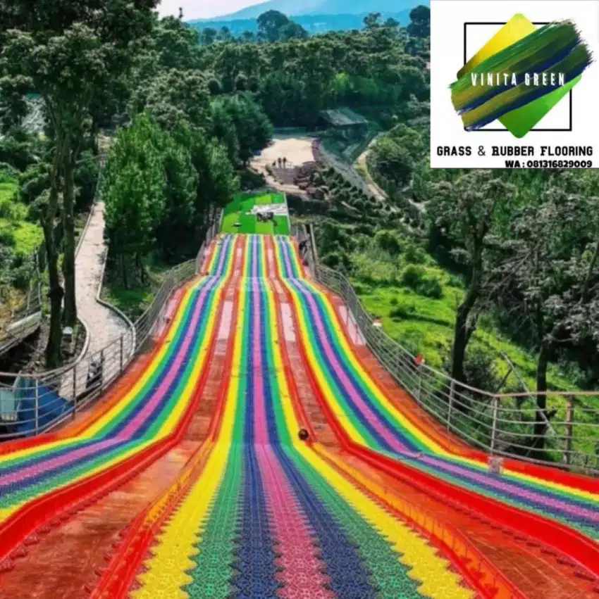 Rainbow Slide Wahana Permainan