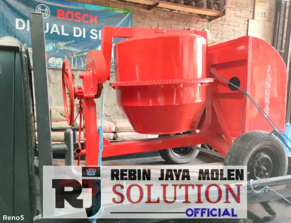 Pengaduk Pasir Semen plat tebal 500 liter best seller super kuat