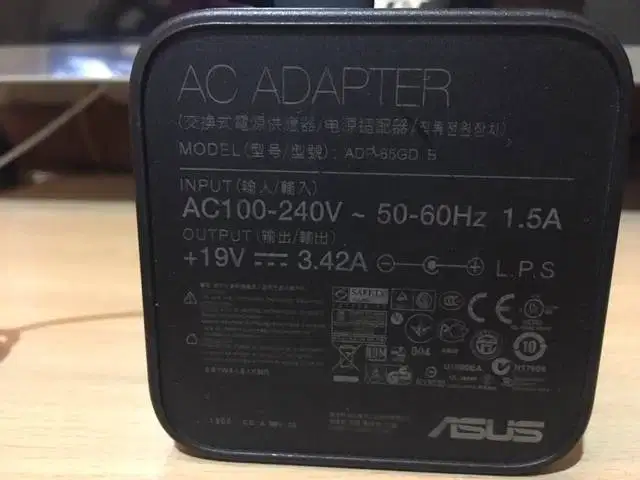 ORIGINAL 100PERSEN Adaptor Charger Laptop Asus 19V 3,42A K40IJ K40 IN