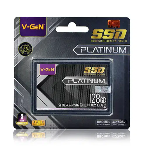 SSD SATA V-Gen 128GB baru garansi resmi vgen 128 GB