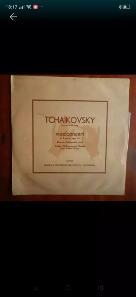 Tchaikovsky viool concert-piringan hitam