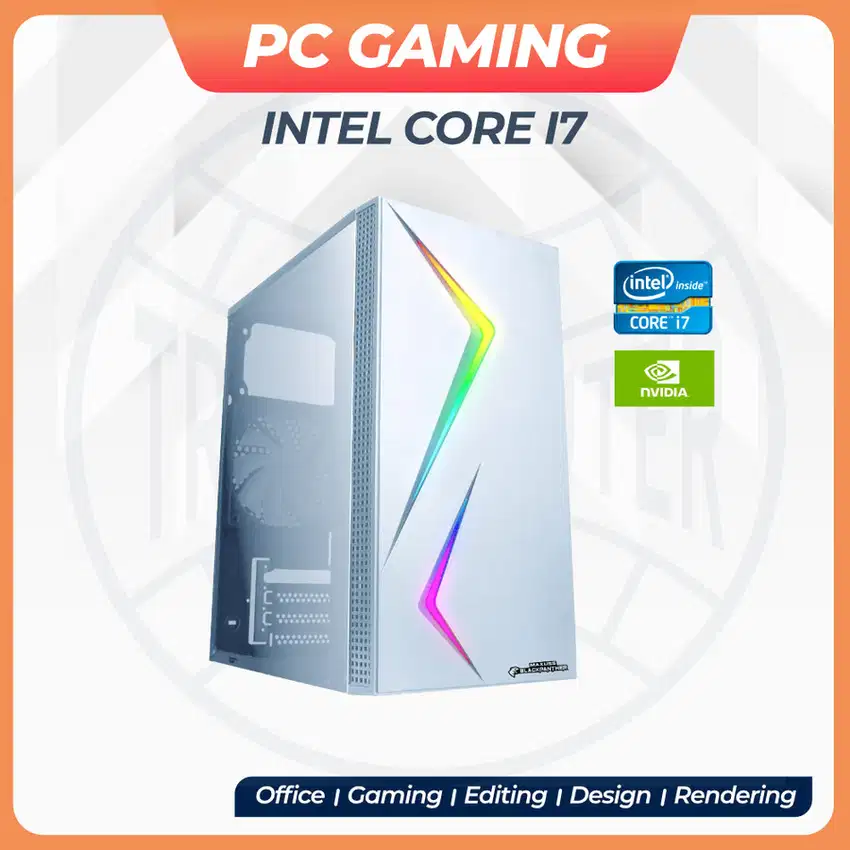 Pc Gaming design, Core i7 3770, Ram 16Gb, Ssd 120gb