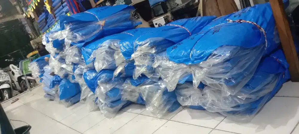 Terpal buat tenda smentara atau tenda pengungsi gempa