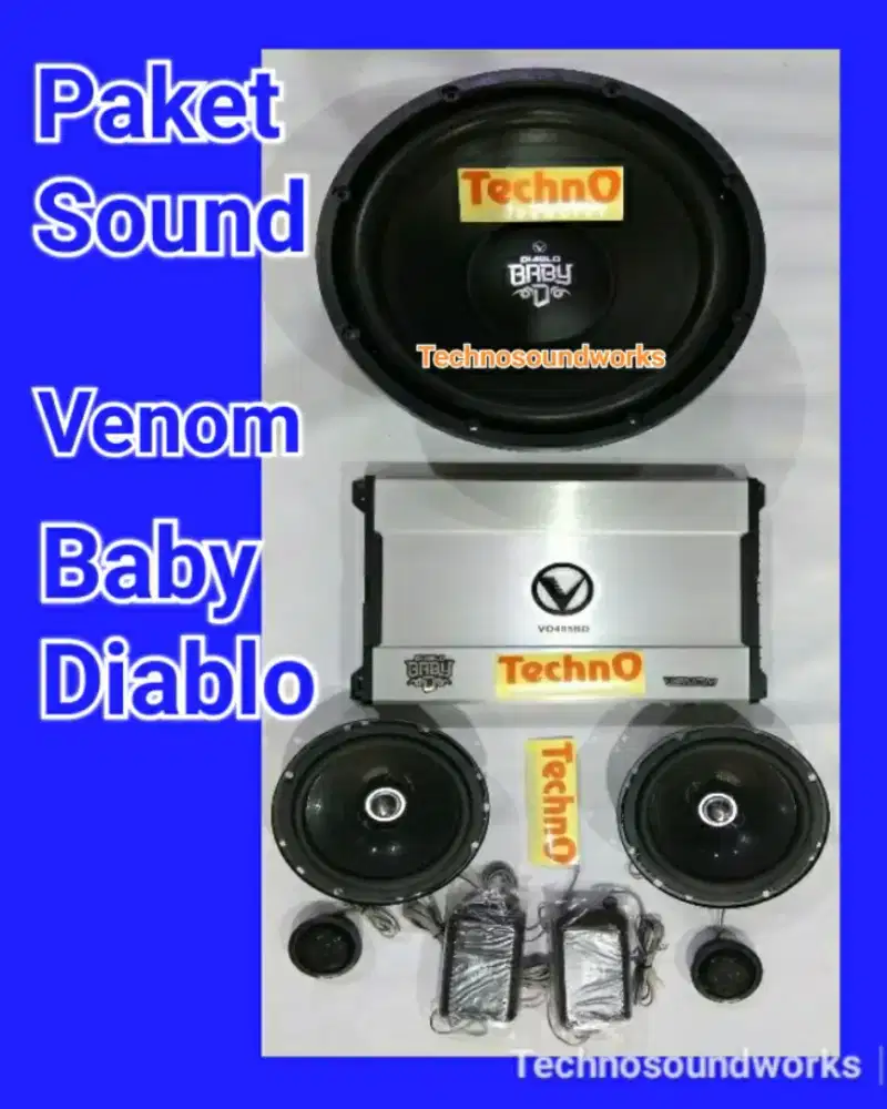 Paket audio venom baby diablo