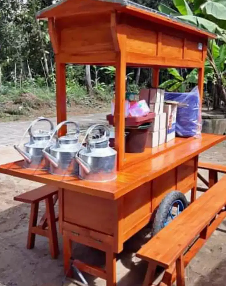 Gerobak angkringan murah free ongkir