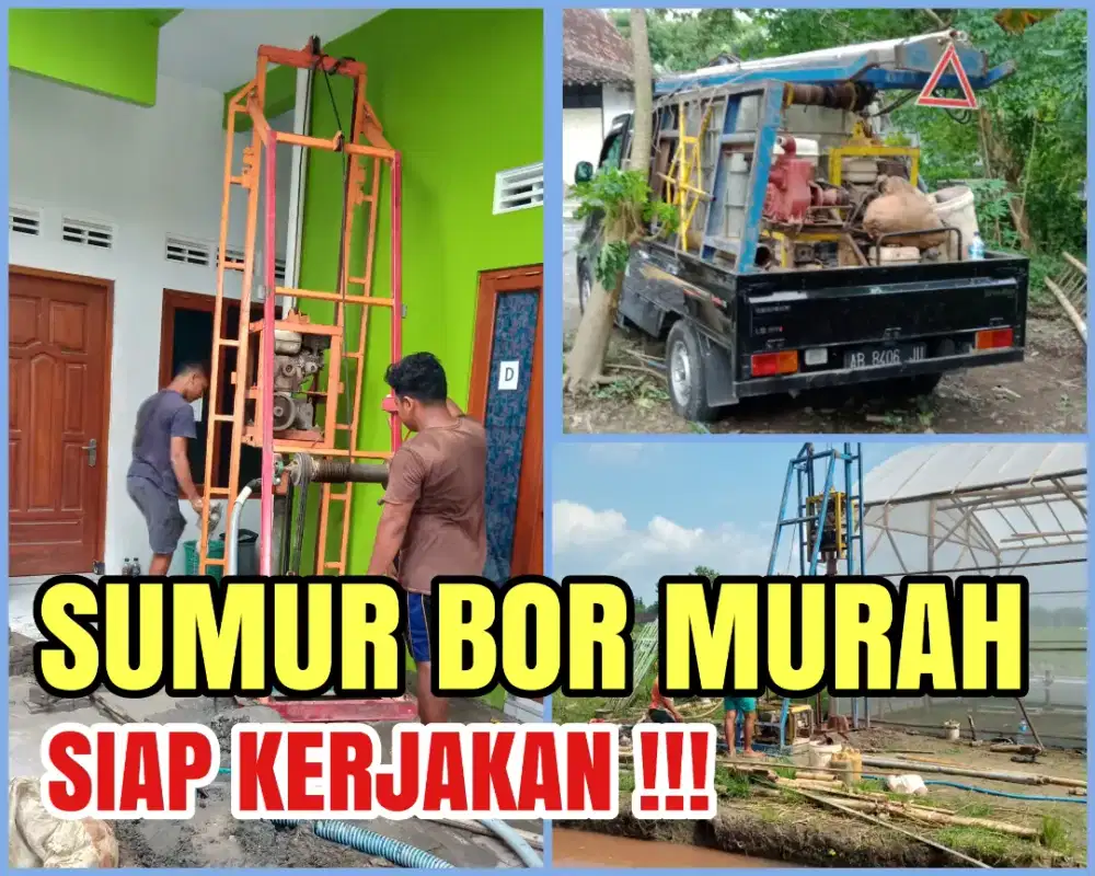 Ahli Sumur Bor,Jasa tukang Sumur, Sedot WC