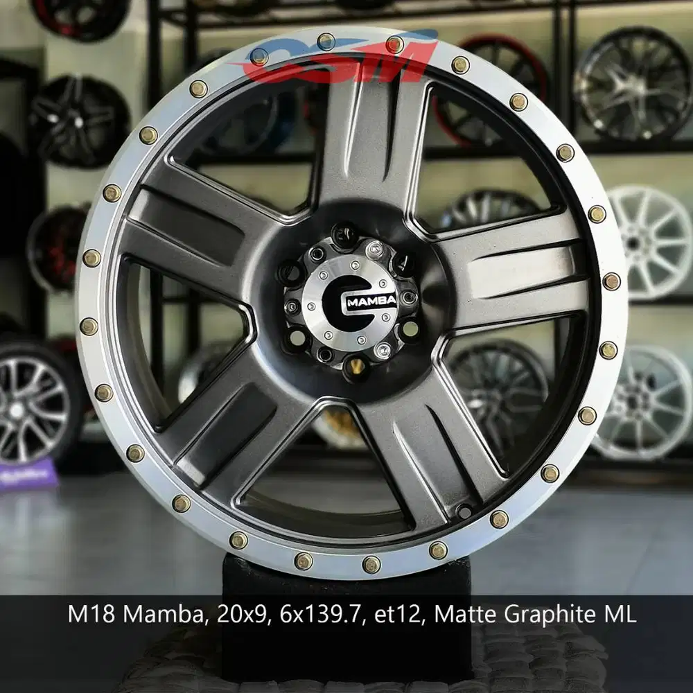 SALE!!! Velg M-18 Mamba R20 for Pajero, Fortuner, LC80, LC300, MU-X