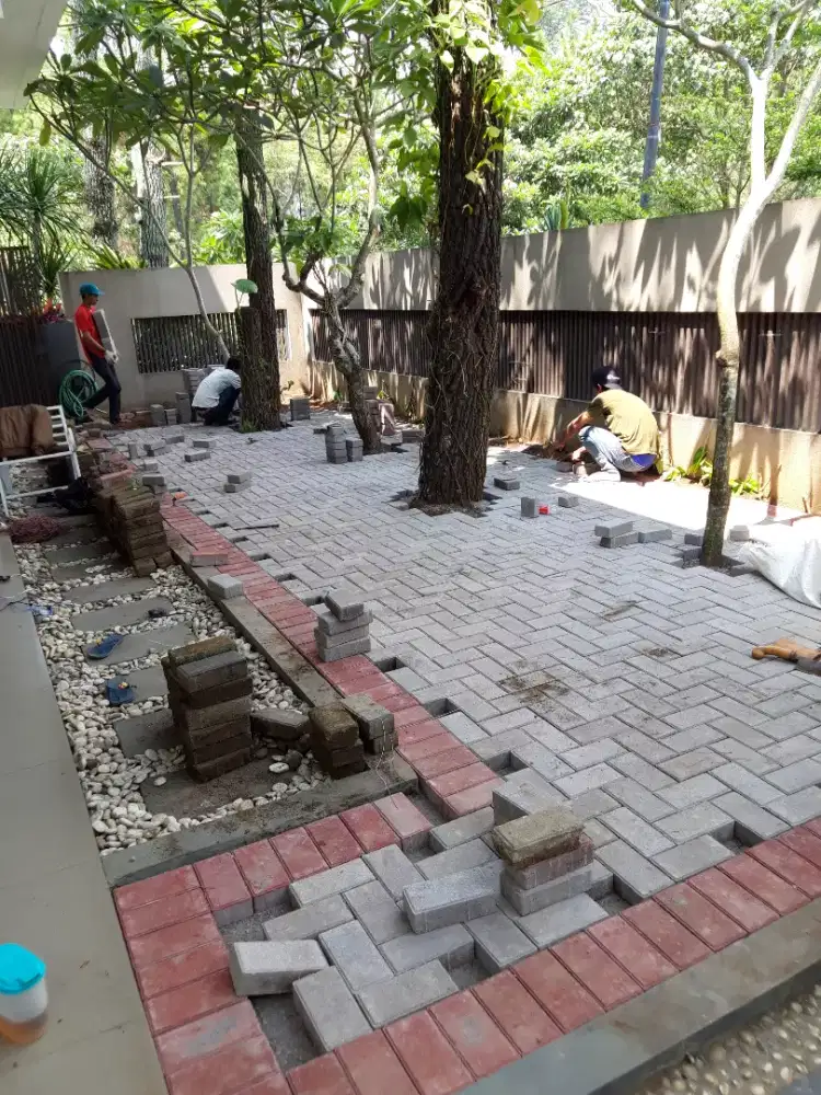 Jual Paving Block Kotak/Kubus 20x20 Press Hydraulic