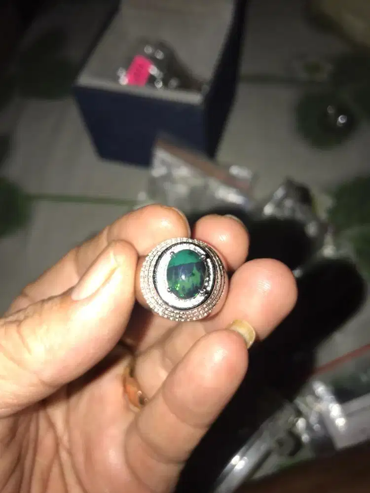 Natural Batu Opal Perak Asli