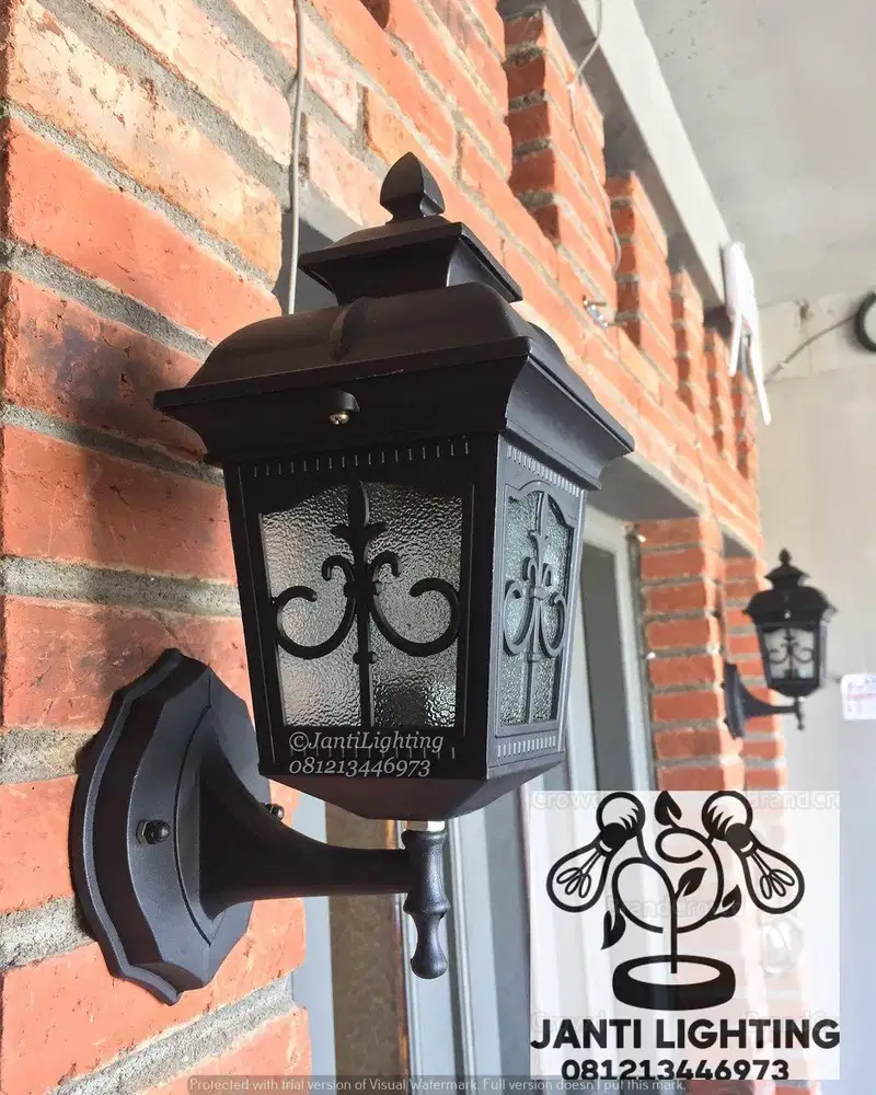 Lampu hias dinding klasik lampu taman klasik lampu stand pilar