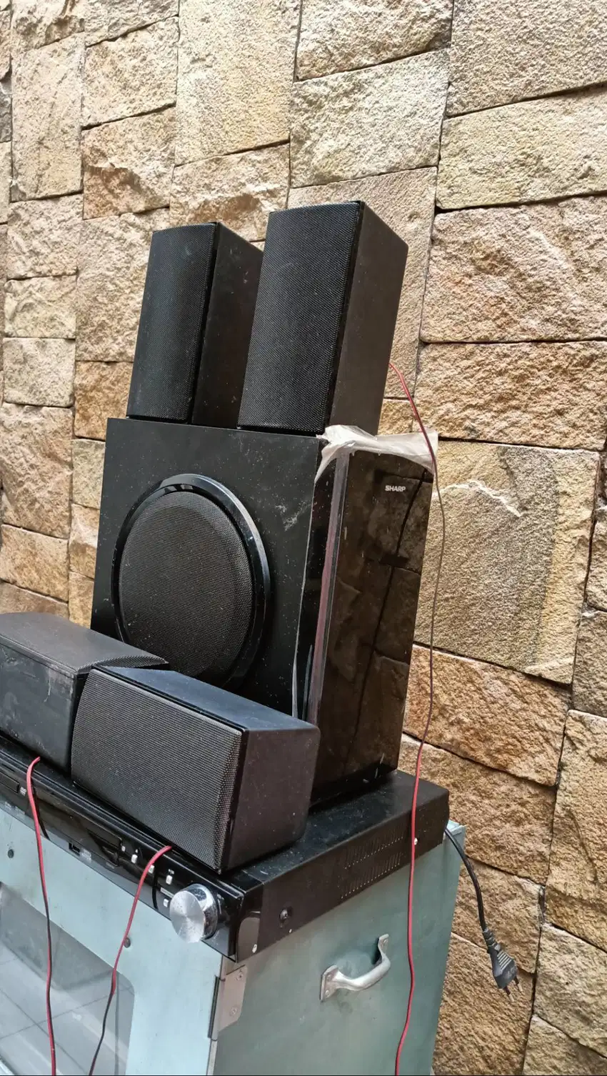 Home Theatre Sharp Mini full ori(semuanya7 unit)