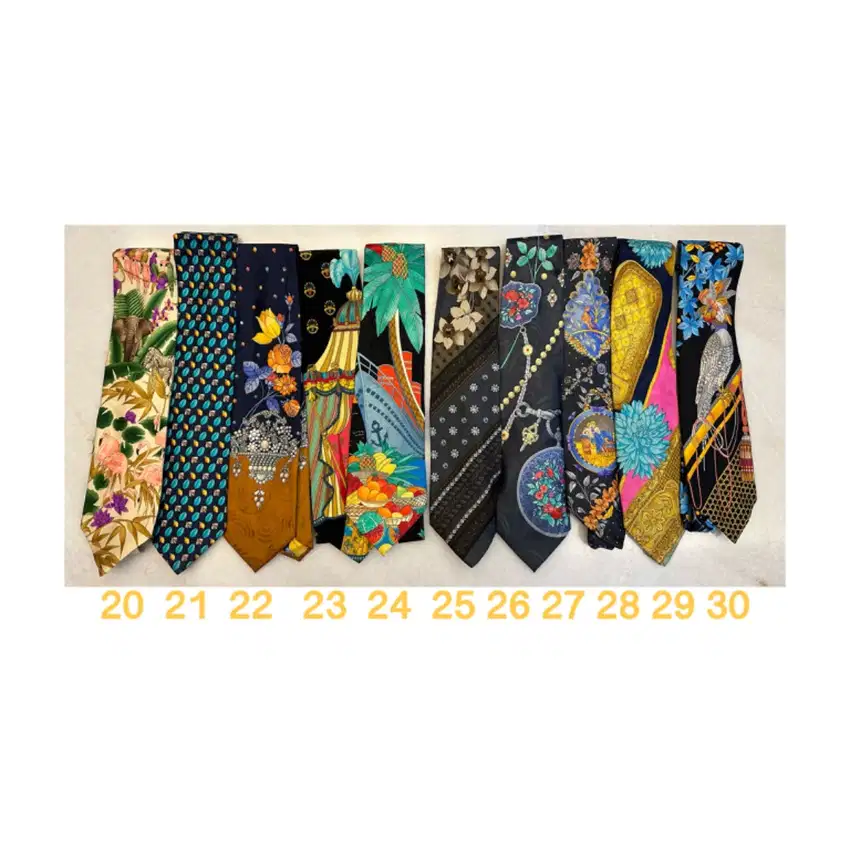 Preloved Vintage Leonard 100% Silk Ties