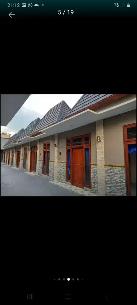 dikontrakan rumah model paviliun