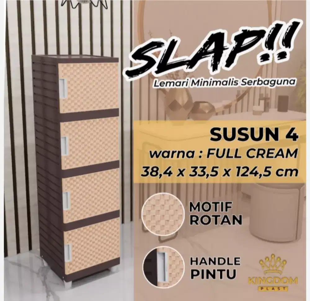 Lemari plastik minimalis