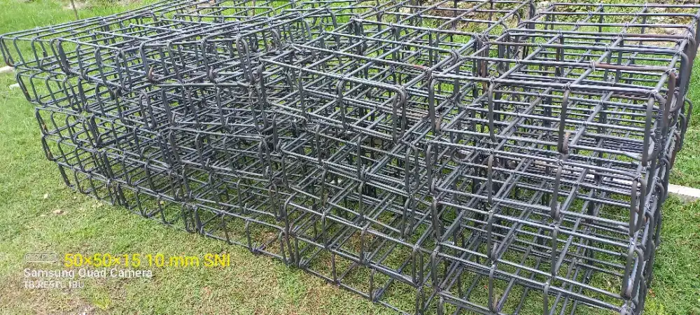 Besi rakitan fotplatee/sepatu pondasi uk 50×50